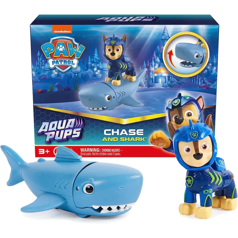 Chase y Tiburón Aqua Pups